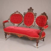 Mid-victorian settee; Jeliff-s