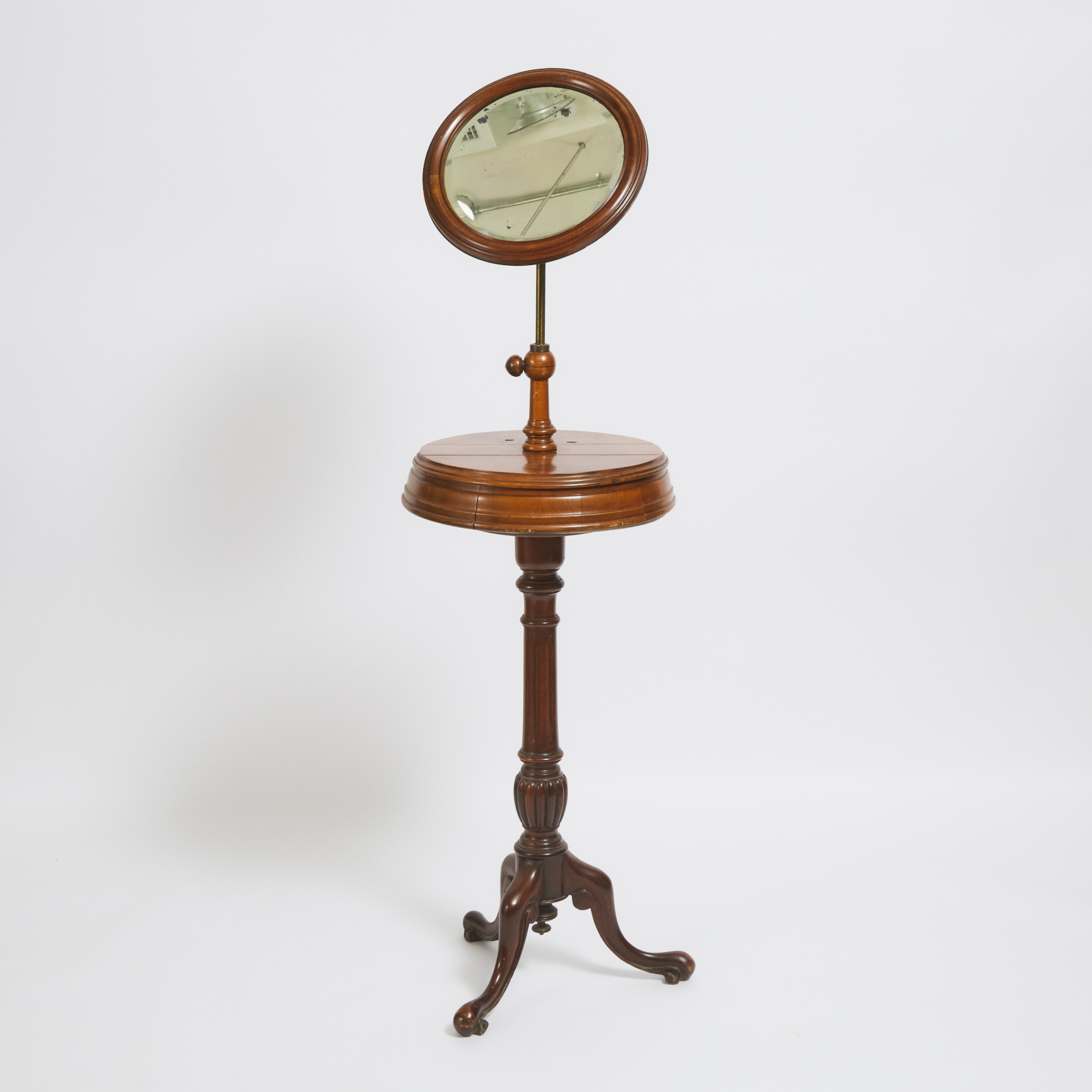 Mid Victorian Turned Mahogany