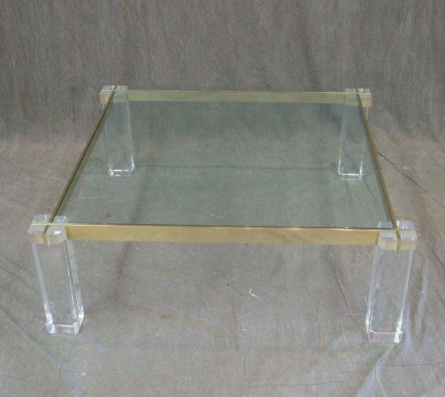 Midcentury 4 Legged Glass Top