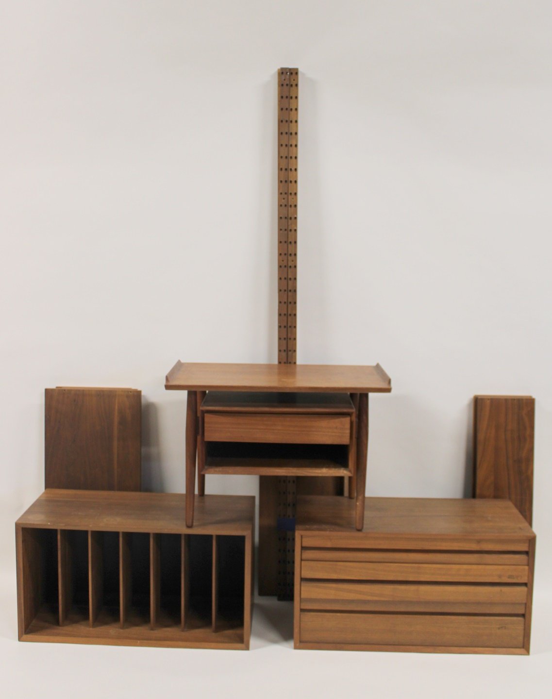 MIDCENTURY CADO WALL UNIT & A