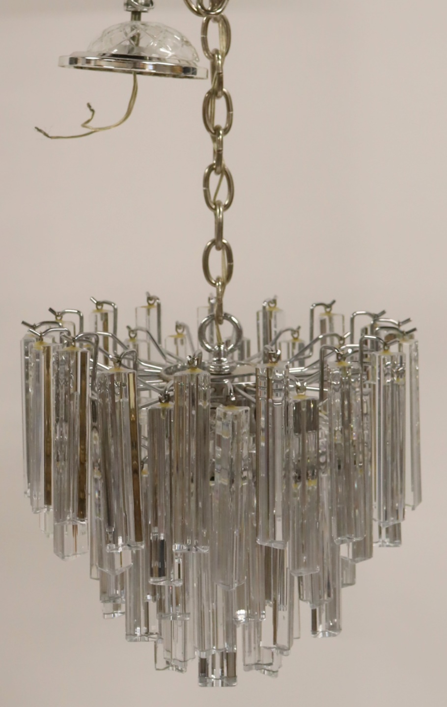 MIDCENTURY CAMER CHANDELIER. Nice