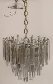 MIDCENTURY CAMER CHANDELIER. N