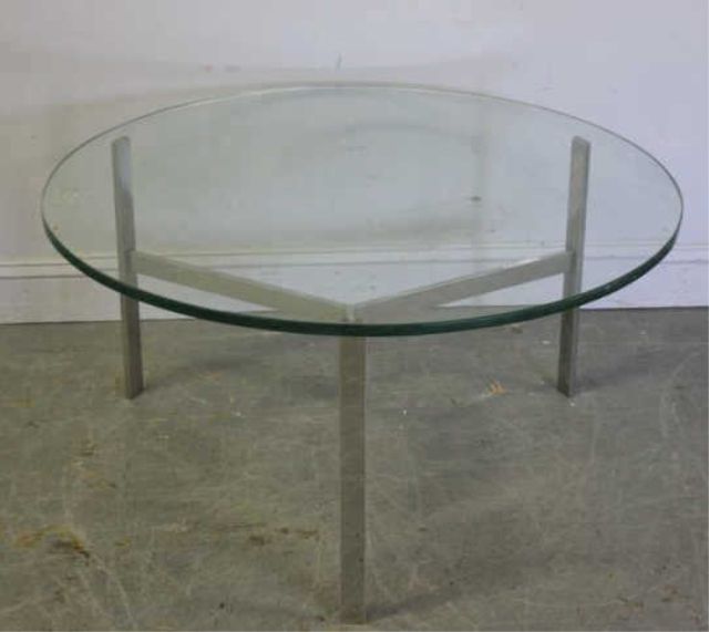 Midcentury Chrome and Glass