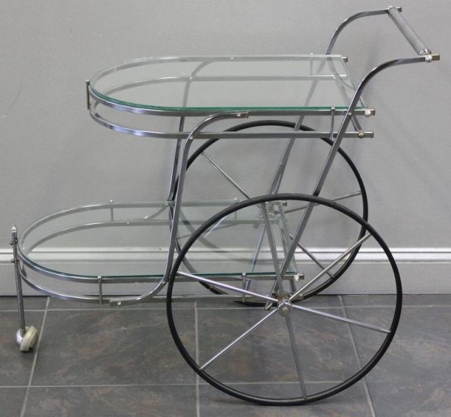 Midcentury Chrome and Glass Two