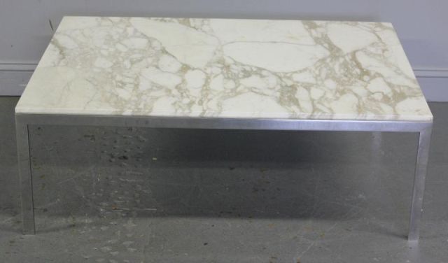 Midcentury Chrome and Marbletop
