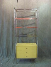 Midcentury Chrome Bamboo Form
