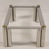 MIDCENTURY CHROME & BRASS TRIM