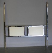 Midcentury Chrome Headboard an