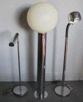 Midcentury Chrome Lighting Lot