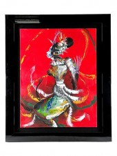 MIDCENTURY CONTEMPORARY OIL ON