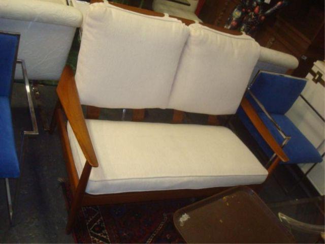 Midcentury Danish Loveseat. From