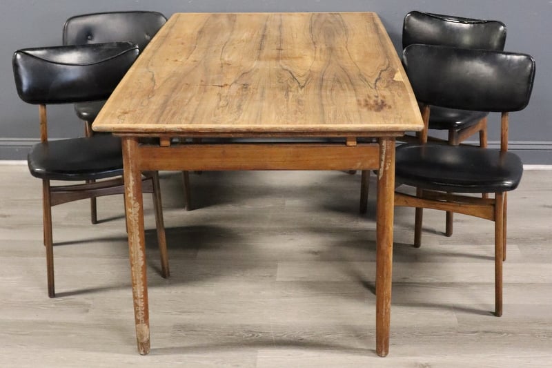 MIDCENTURY DANISH ROSEWOOD TABLE