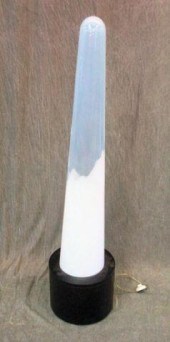 Midcentury Glass Lamp. Funky a