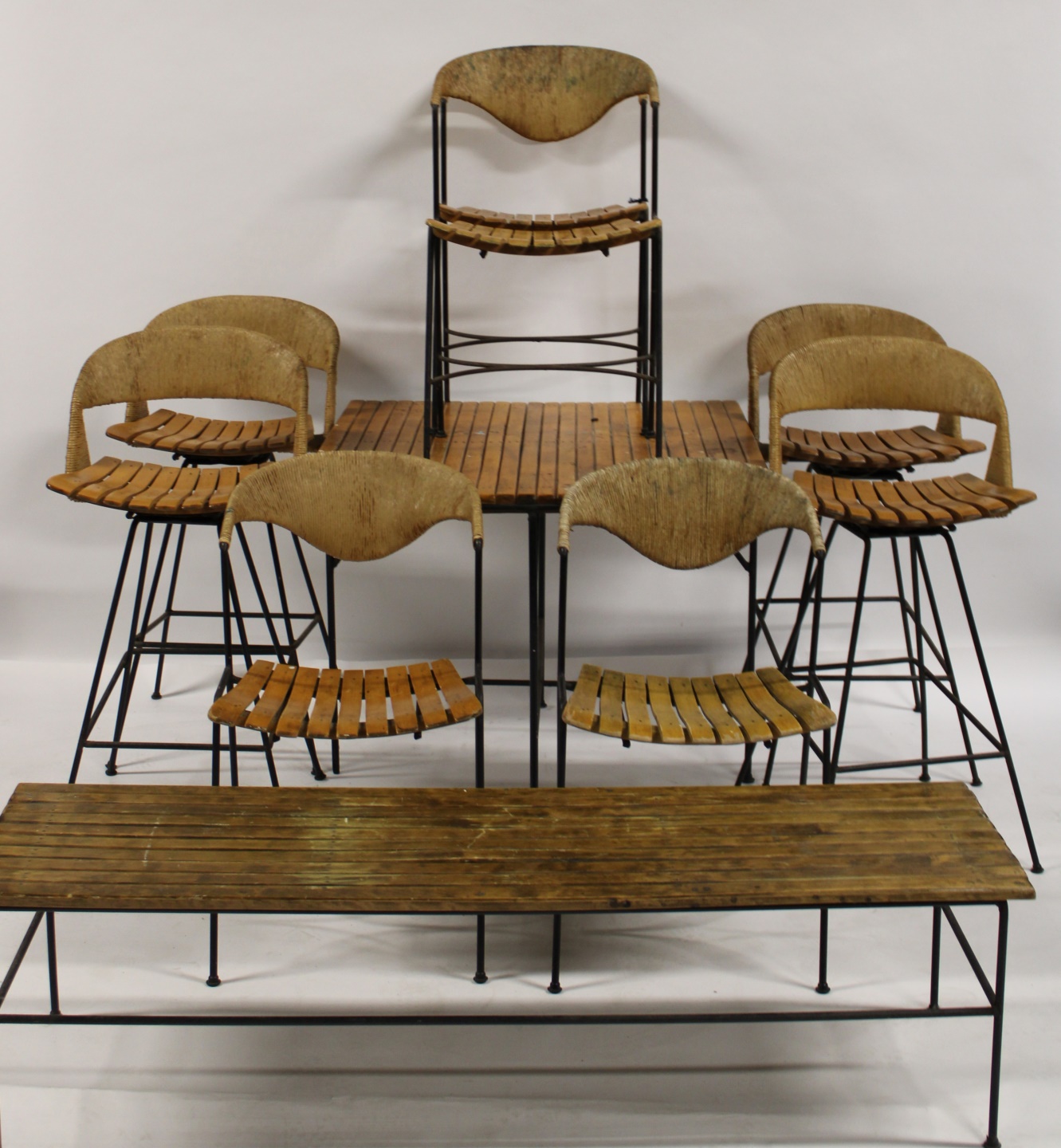 MIDCENTURY GROUPING OF IRON &