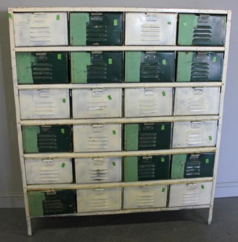 Midcentury Iron Multi Drawer