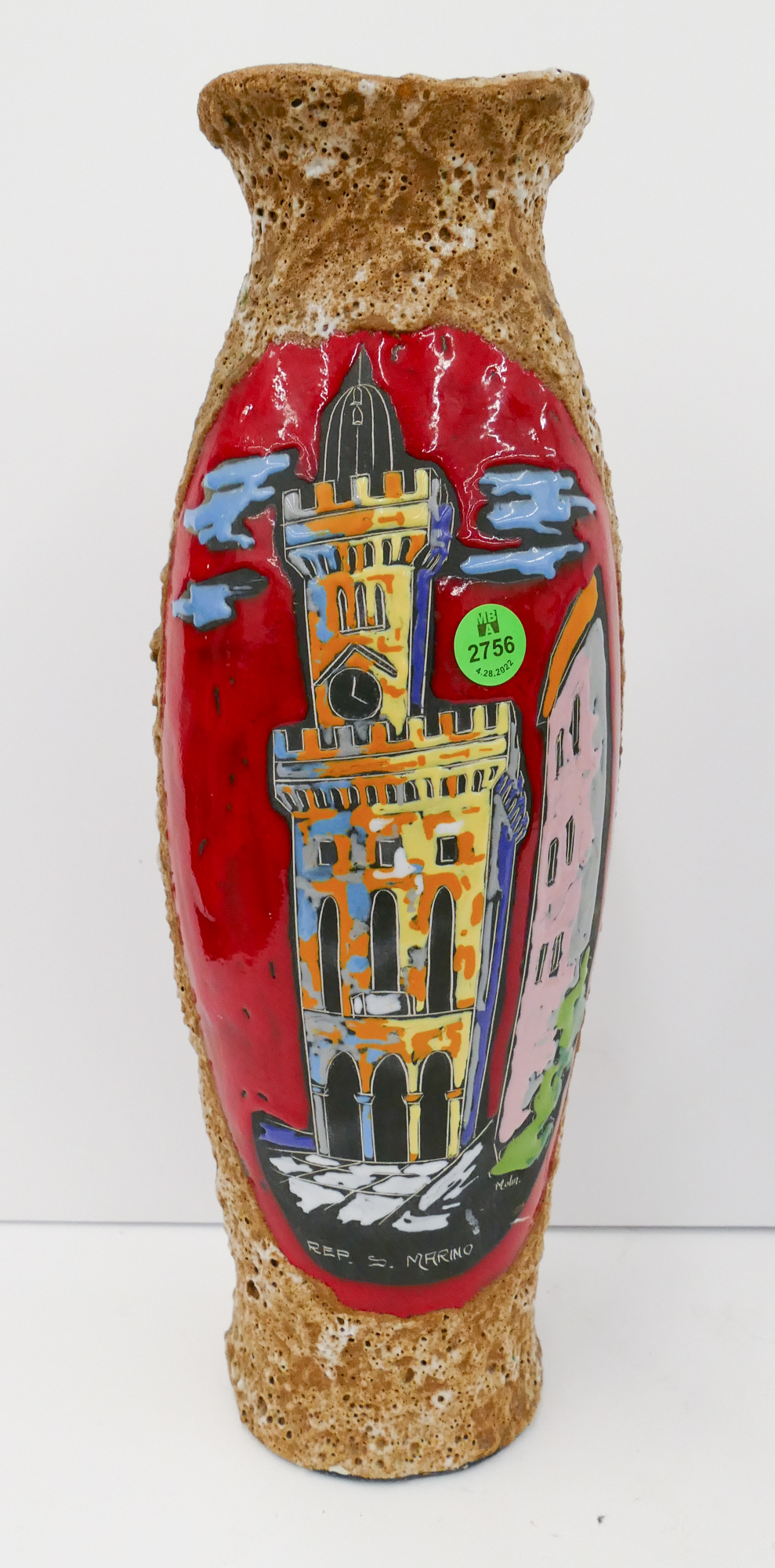 Midcentury Italian Pottery Volcanic