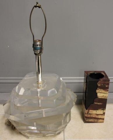 Midcentury Karl Springer? Lucite
