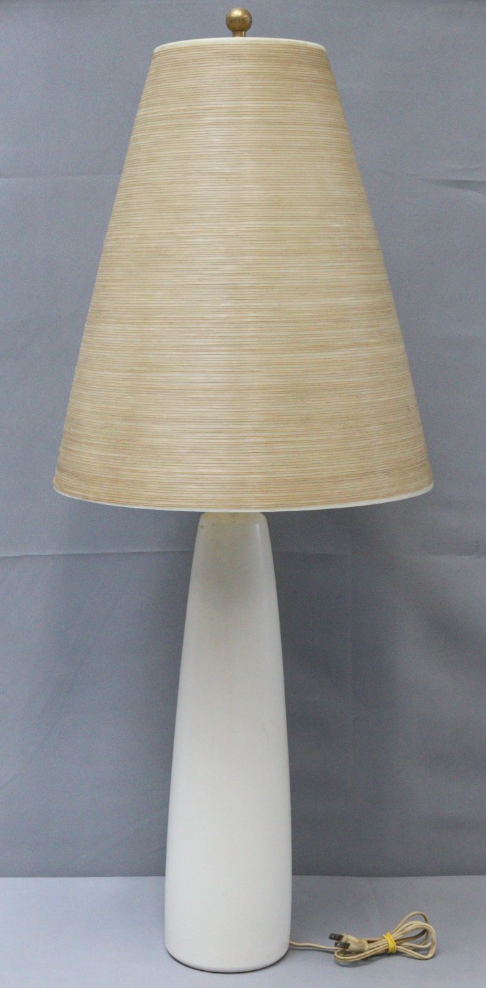 MIDCENTURY LAMP WITH SPUN