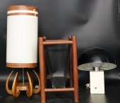 MIDCENTURY LIGHT GROUPING & A