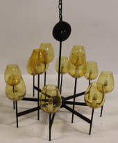 MIDCENTURY LIGHTOLIER PATINATE