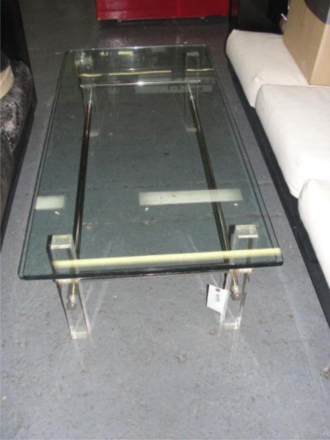 Midcentury Lucite Chrome and