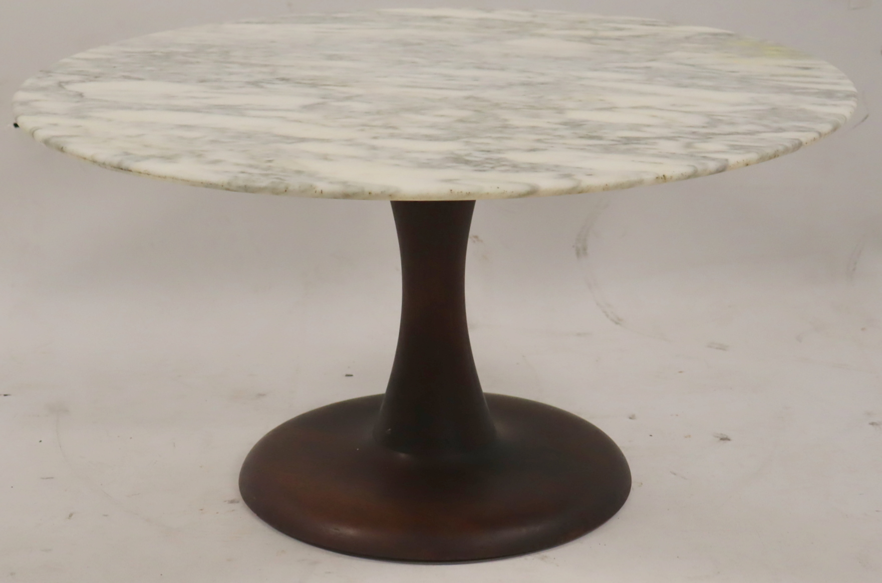 MIDCENTURY MARBLETOP COFFEE