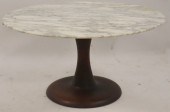 MIDCENTURY MARBLETOP COFFEE TA