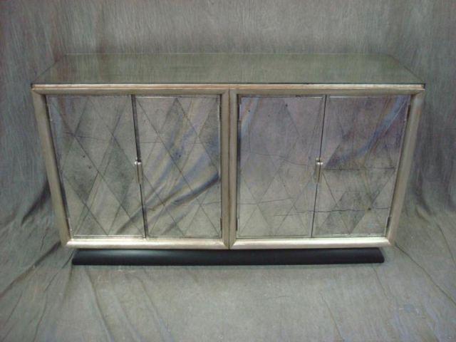 Midcentury Mirrored 2 Door