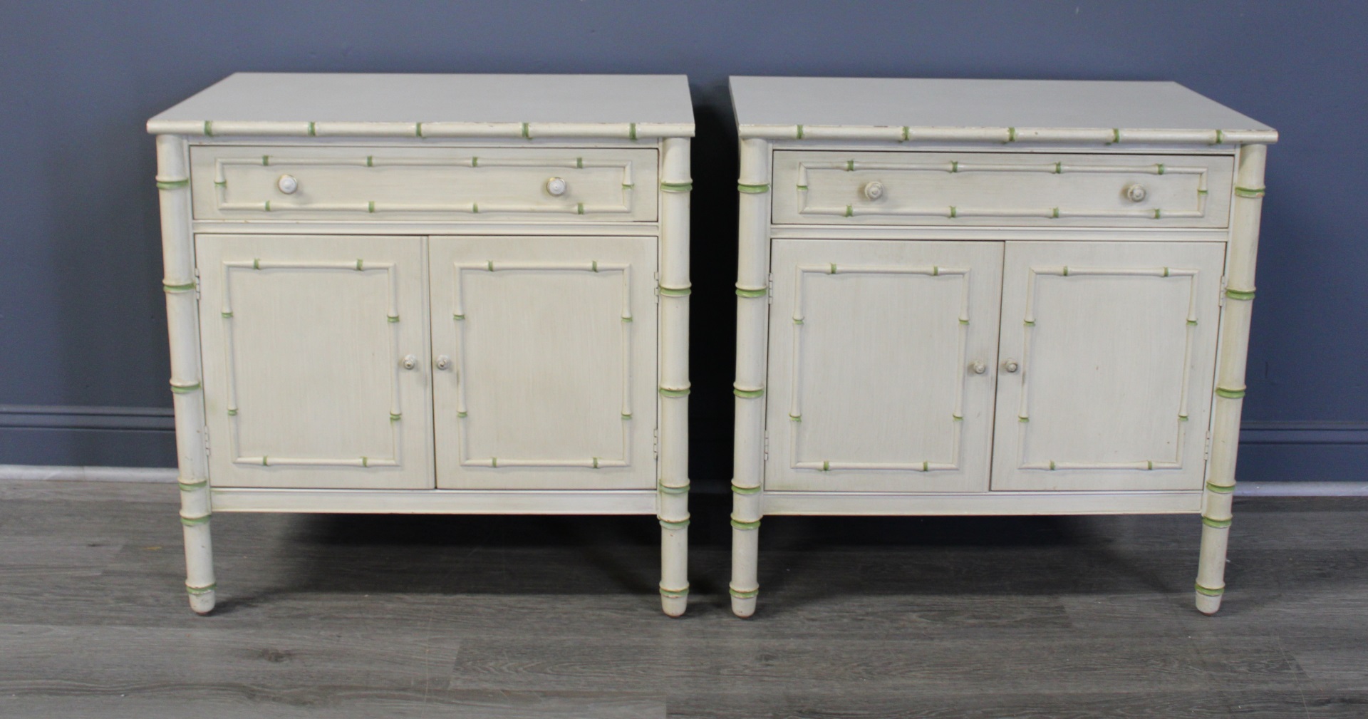 MIDCENTURY PAIR OF BAMBOO FORM