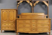 MIDCENTURY PECAN WOOD BEDROOM