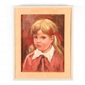 MIDCENTURY PORTRAIT OF A TEARF