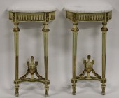 MIDCENTURY PR OF PAINT & GILT