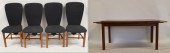 MIDCENTURY REFRACTORY TABLE &