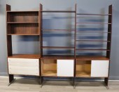 MIDCENTURY ROSEWOOD WALL UNIT