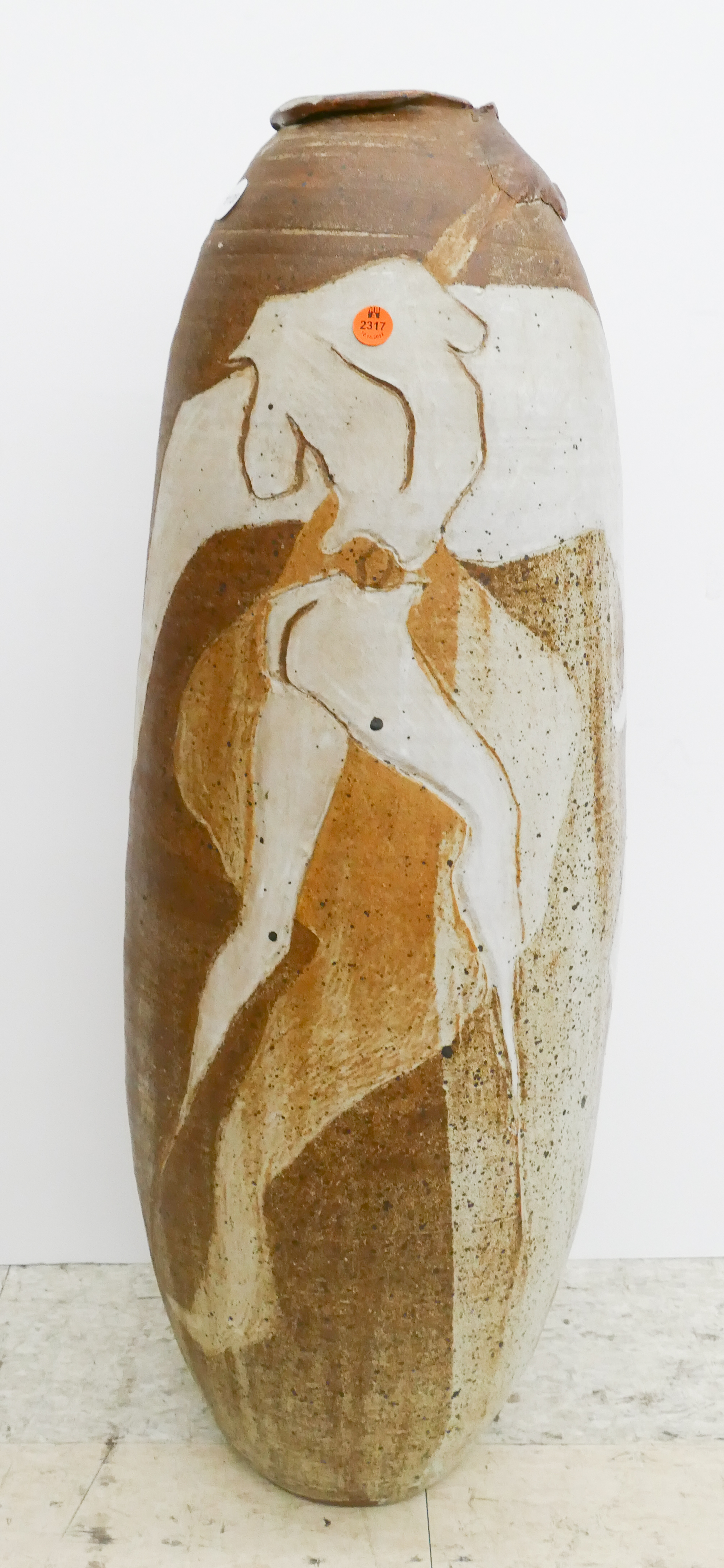 Midcentury Studio Pottery Torso