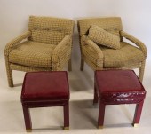 MIDCENTURY UPHOLSTERED CHAIRS