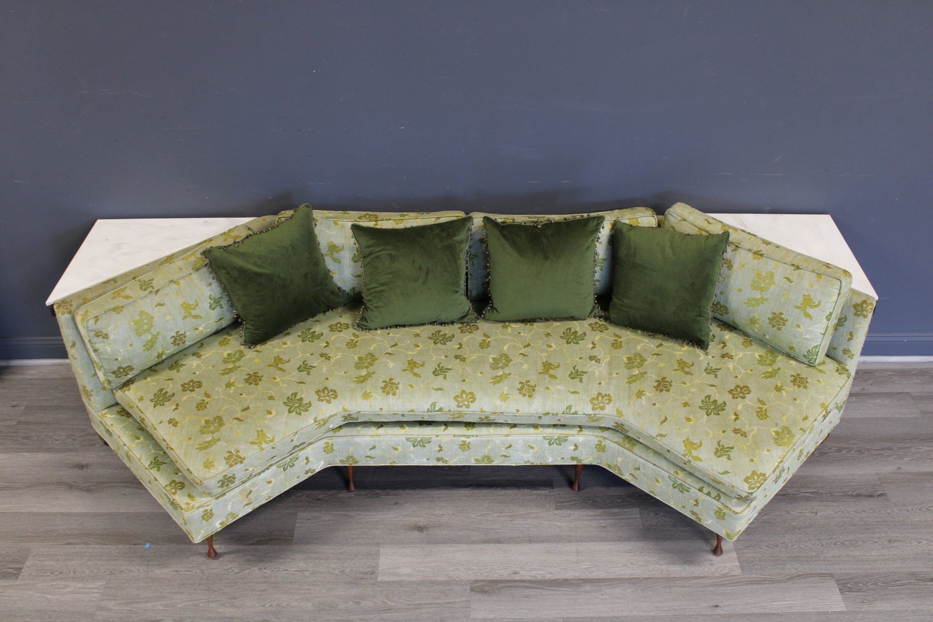 MIDCENTURY UPHOLSTERED SCULPTED
