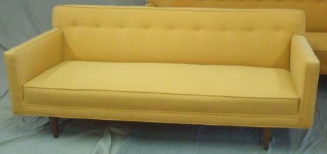 Midcentury Upholstered Sofa.