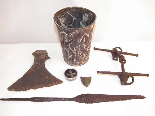 MIDDLE AGES WEAPON RELICSLot of 6