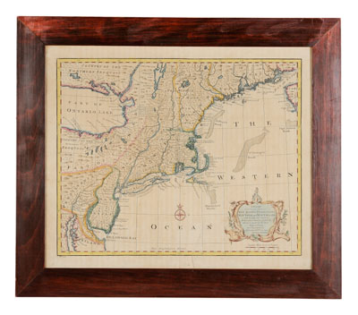 Middle Atlantic, New England Map