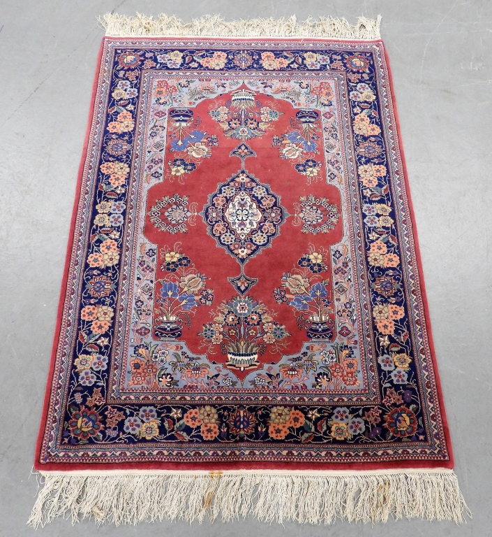 MIDDLE EASTERN BOTANICAL CARPET RUG