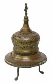 MIDDLE EASTERN BRASS BRAZIER,