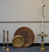 MIDDLE EASTERN BRASS TABLE CON