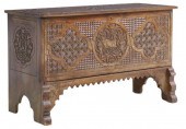 MIDDLE EASTERN CARVED COFFER/