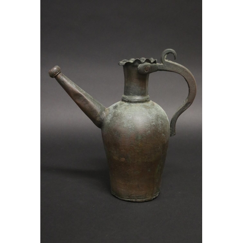 Middle Eastern copper ewer,