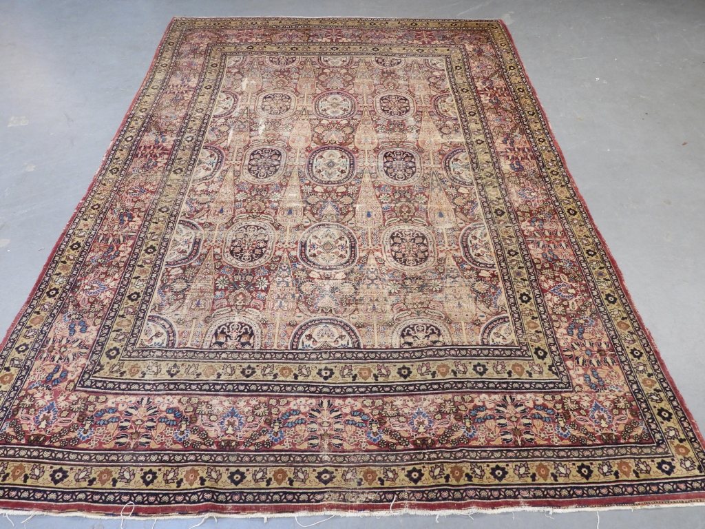 MIDDLE EASTERN MASHAD CARPET RUG