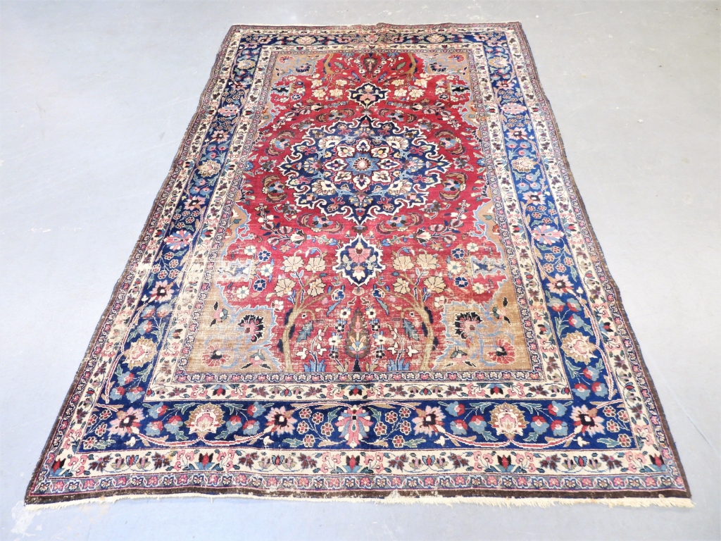 MIDDLE EASTERN MASHAD CARPET RUG