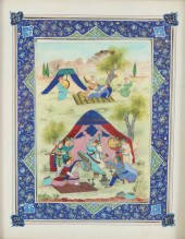 MIDDLE EASTERN MIXED MEDIA PAI