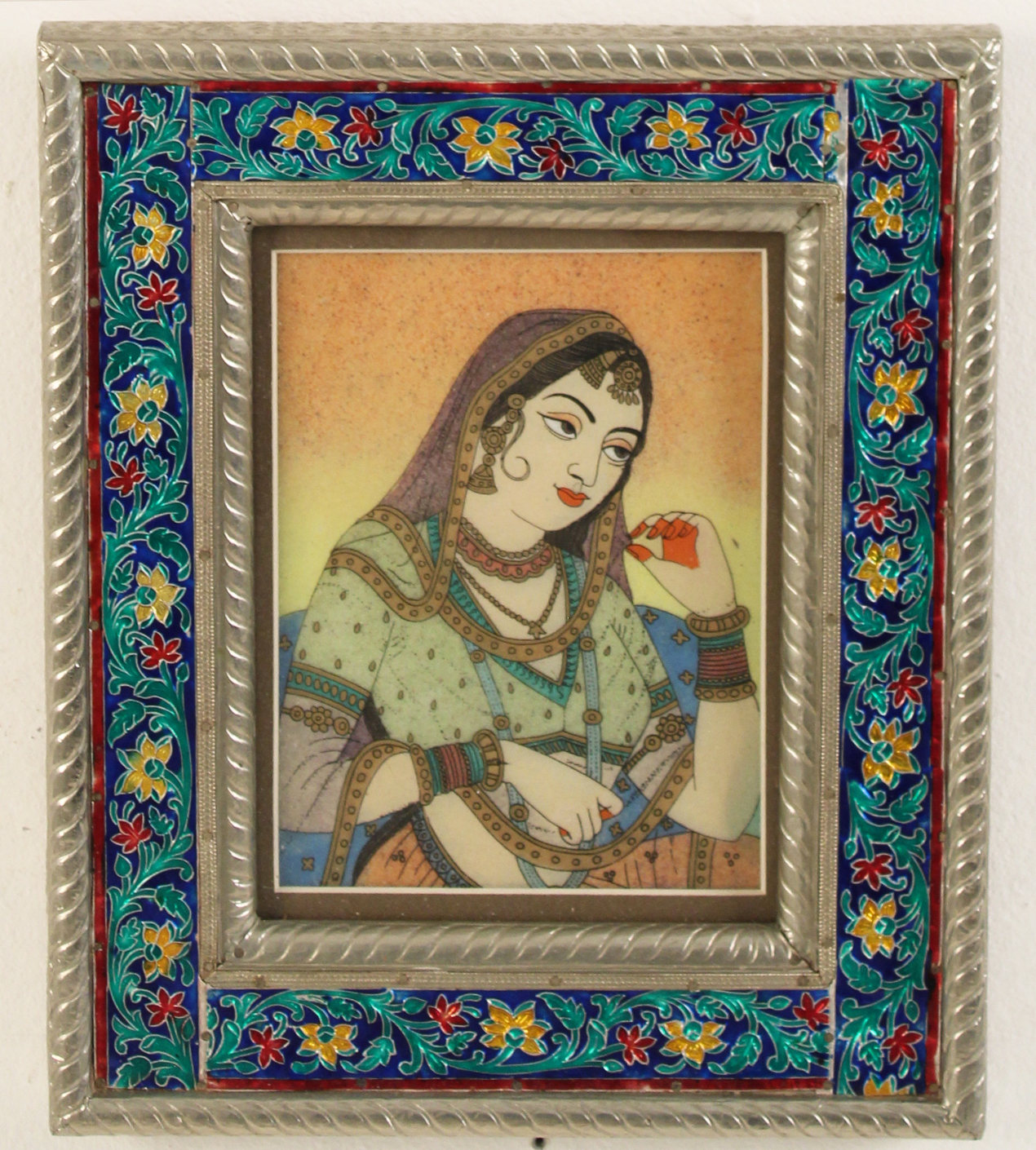 MIDDLE EASTERN MIXED-MEDIA PORTRAIT