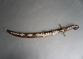 MIDDLE EASTERN SCIMITAR WITH S